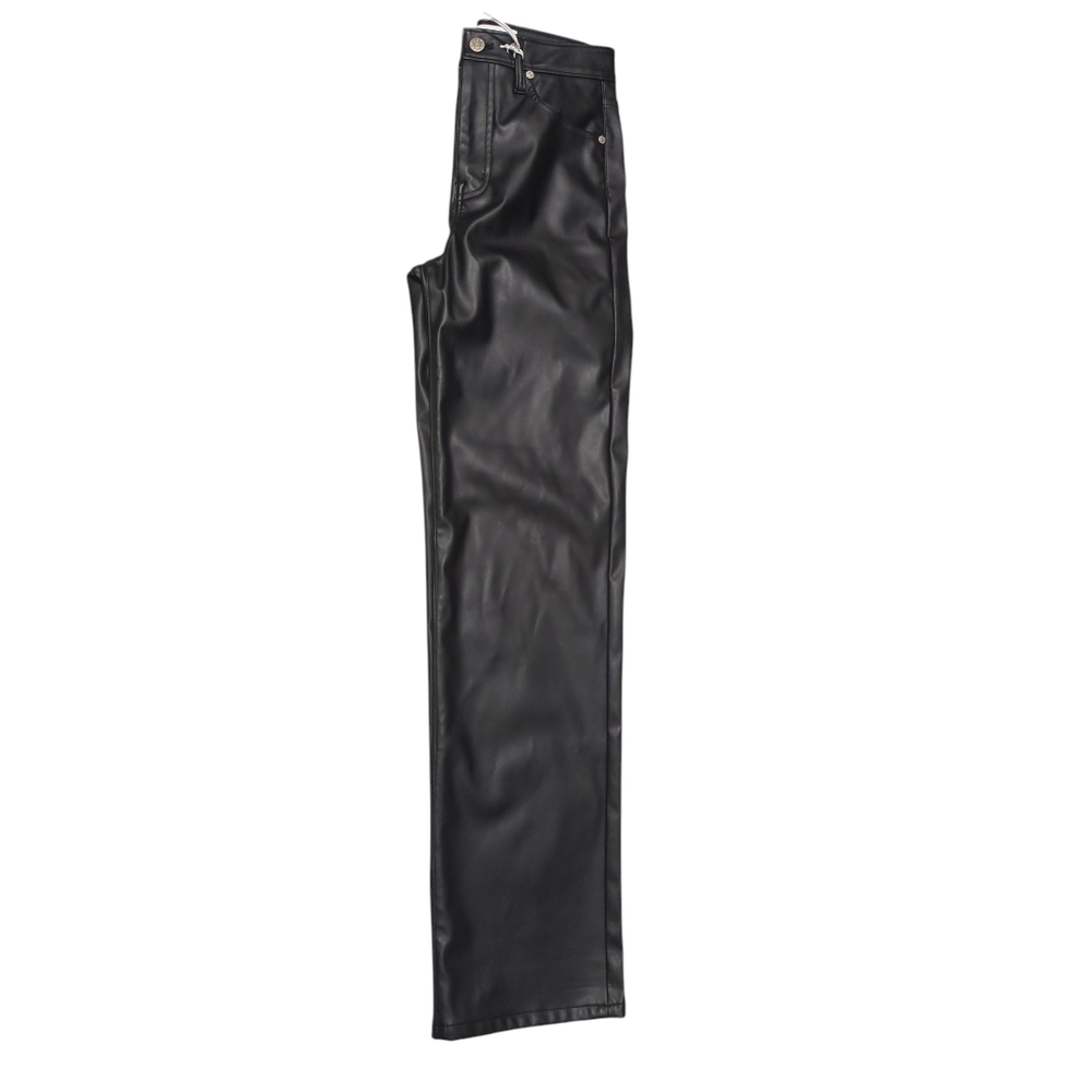 DAZE Black Faux Leather Pants Size  24 - Picture 4 of 8